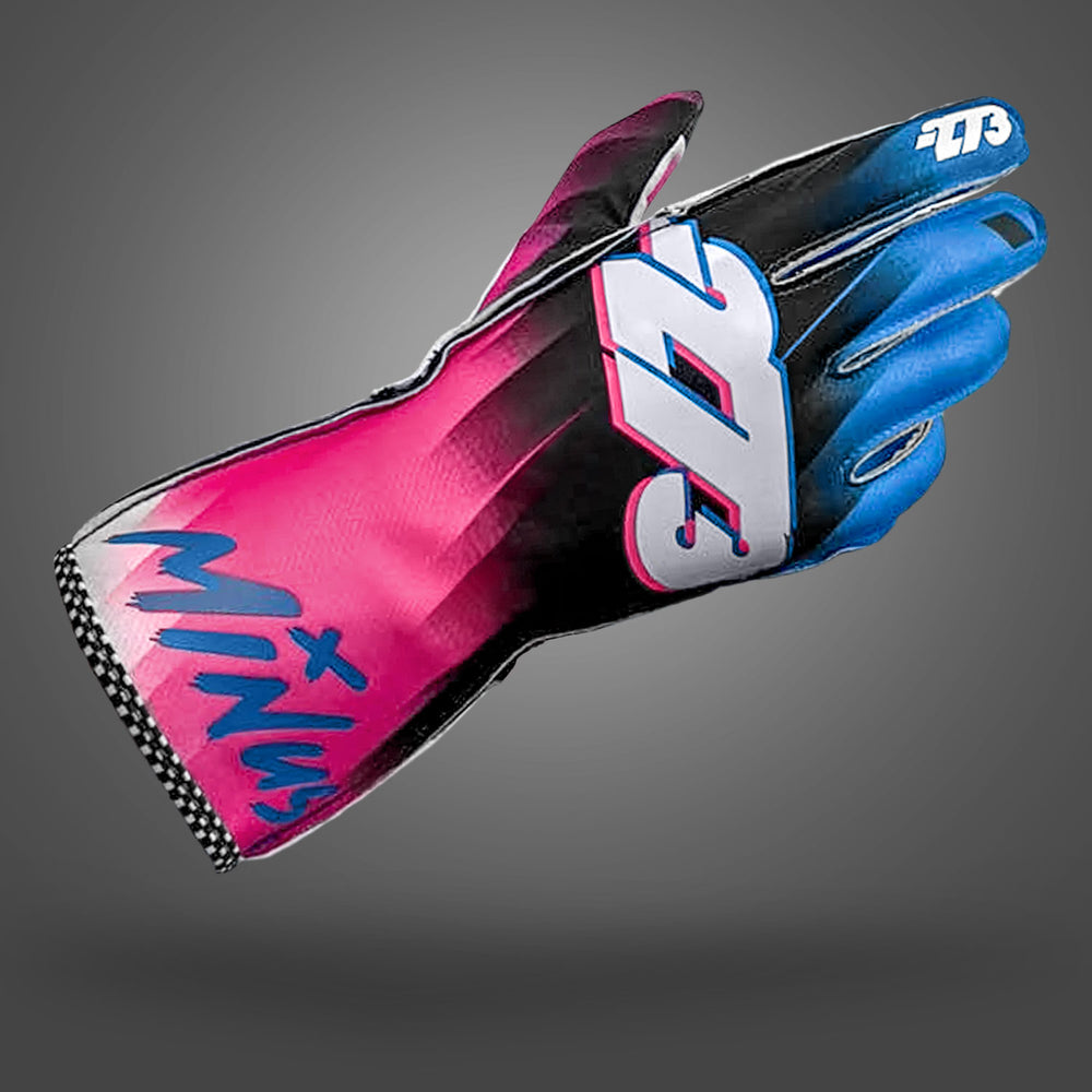 minus two handschuhe SUPERSONIC Black/Cyan/Hot Pink – Minus 273
